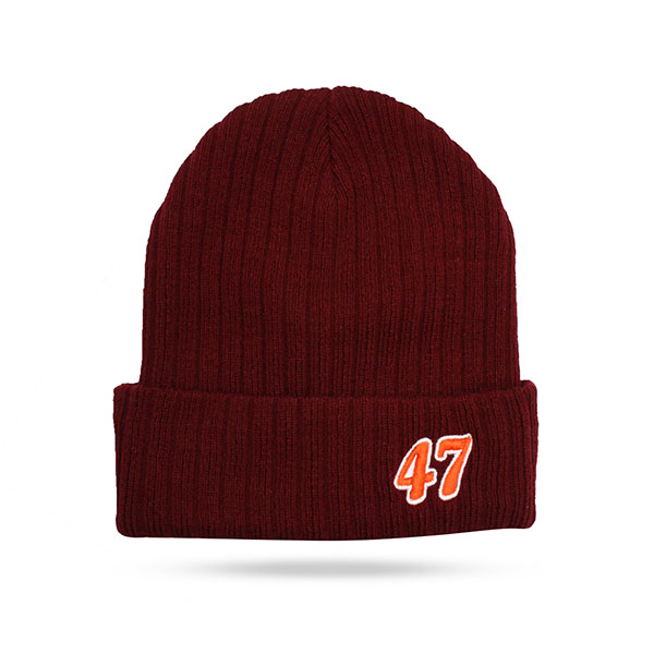 P172 Brand 47 Soft Acrylic Ribbed Turn Up Beanie