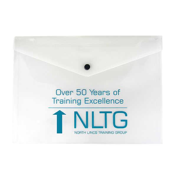 P143 A4 Polyprop Popper Wallet