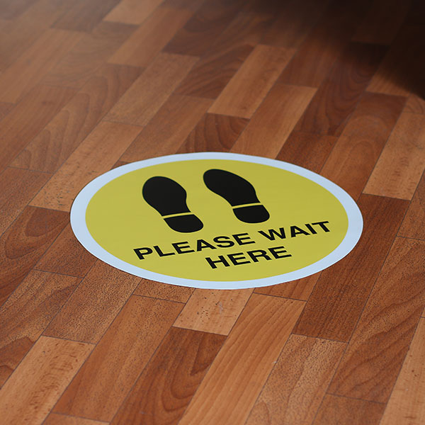 P076 Floor Sticker