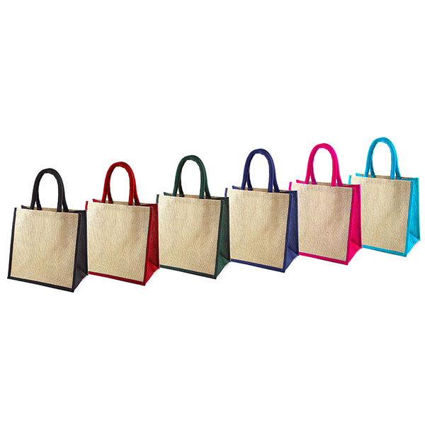 P073 Green & Innocent Mamba Jute Bag - Full Colour