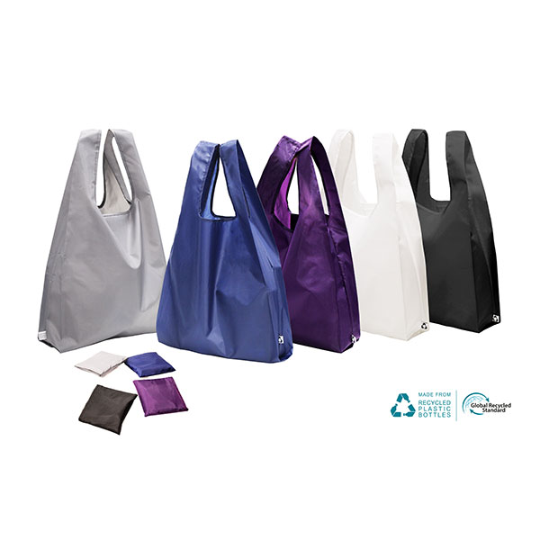 P072 Green & Innocent Tombili rPET Foldable Bag - Full Colour