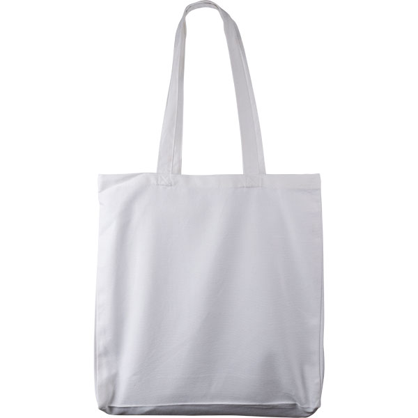 P070 White 8oz Canvas Shopper - 1 Colour