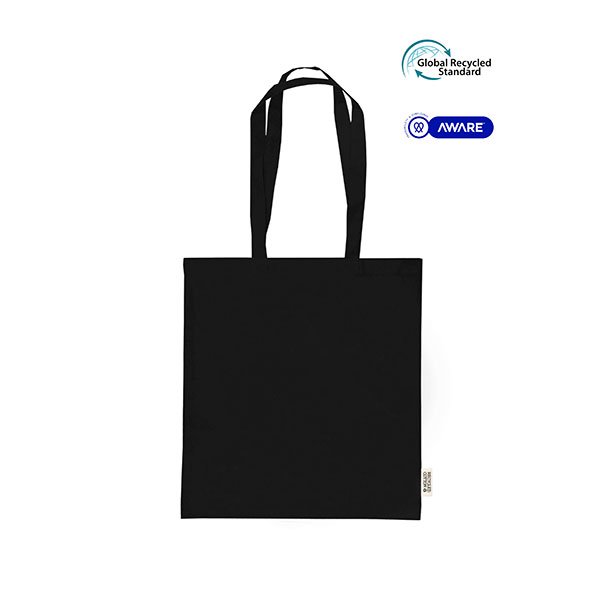 P071 AWARE Recycled 5oz Yarn Dyed Cotton Shopper - Full Colour