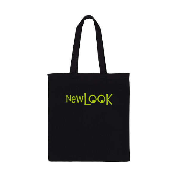 P070 Black 8oz Canvas Shopper - Full Colour