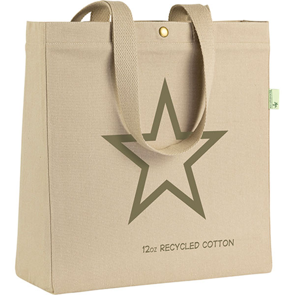 P070 Chevening 12oz Recycled Cotton Tote Bag - Full Colour