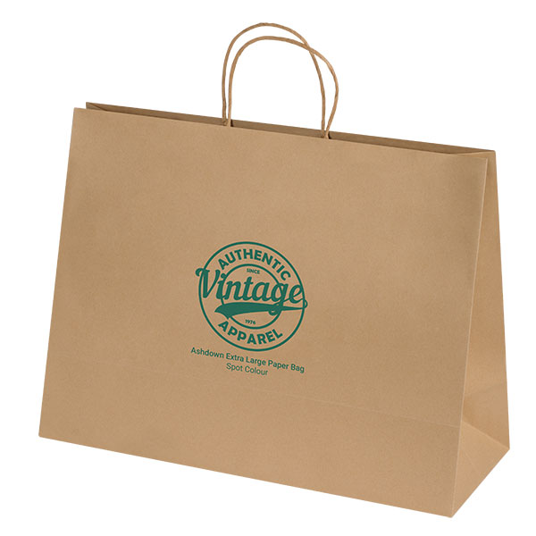 P074 Ashdown Kraft XL Paper Gift Bag - 1 Colour