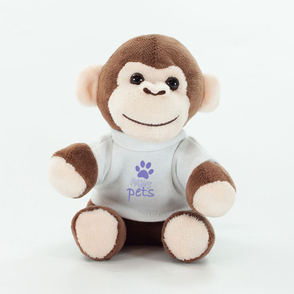 P044 Plush Monkey With T-Shirt