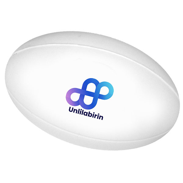 P047 Stress Rugby Ball  - Full Colour