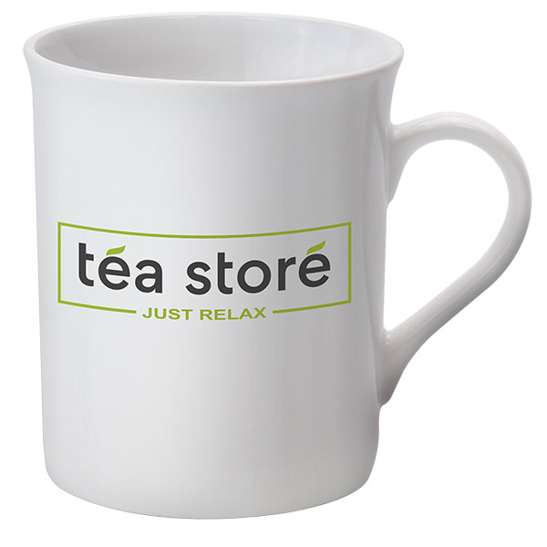 P094 Newbury Earthenware Mug - White