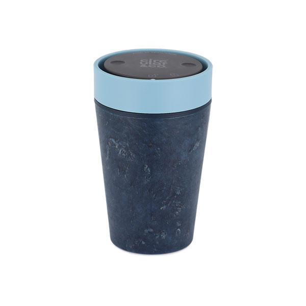 P108 Circular & Co 8oz Recycled Coffee Cup - Fabric Waste - Full Colour