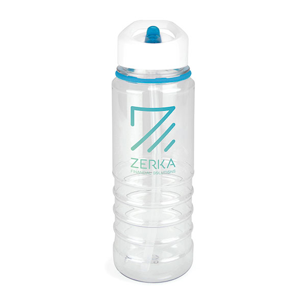 P101 Aqueous Clear Drinks Bottle 750ml - Full Colour