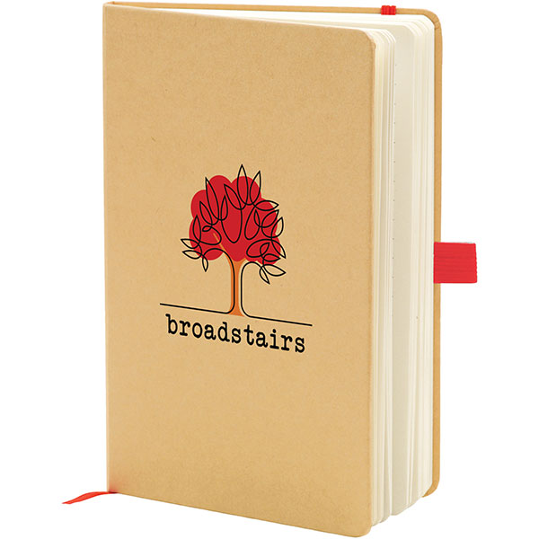 P147 Broadstairs A5 Eco Kraft Notebook - 1 Colour