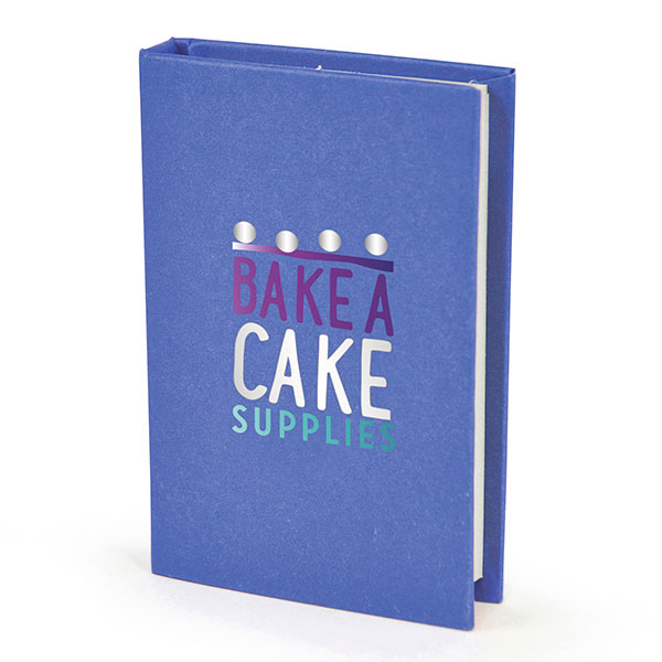 P139 Small Hard Back Sticky Notebook - Full Colour