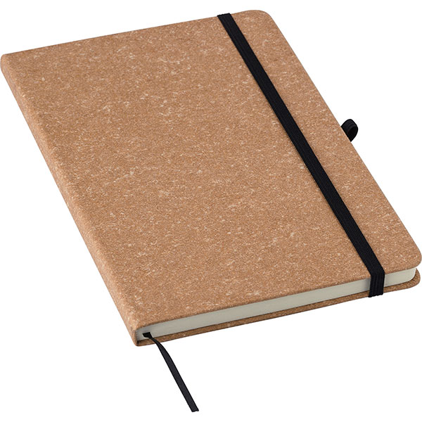 P146 Plato Recycled Leather A5 Notebook - Full Colour