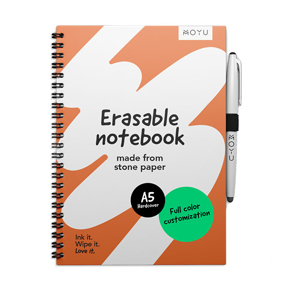 P142 MOYU A5 Erasable Hardcover Notebook