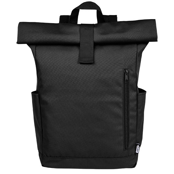 P068 Byron Recycled Roll Top Backpack - Full Colour