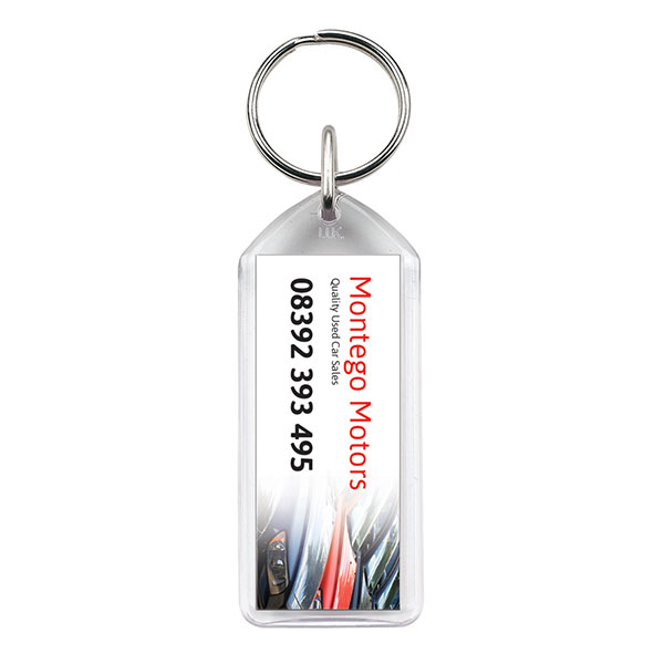 H076 Adview Oblong Plastic Key Ring