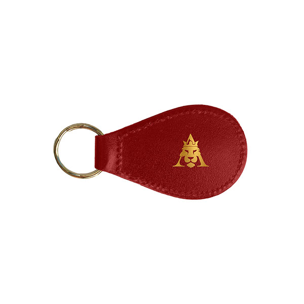 N036 Recycled Leather Key Fob