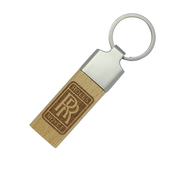 P037 Wooden Key Ring