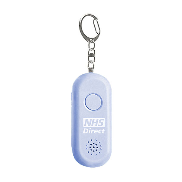 P036 Personal Alarm Key Ring with Torch - 1 Colour