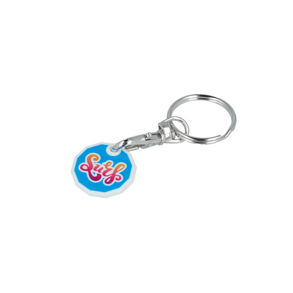 P034 Recycled Trolley Token Key Ring