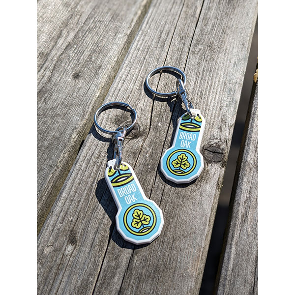 P034 Trolley Stick Key Ring
