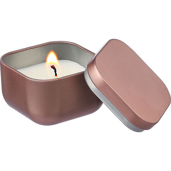 P031 Vanilla Scented Candle in Tin - Full Colour
