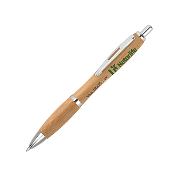 M055 Contour Bamboo Ballpen - Engraved