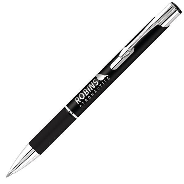 P129 Electra Satin Grip Ballpen - Engraved