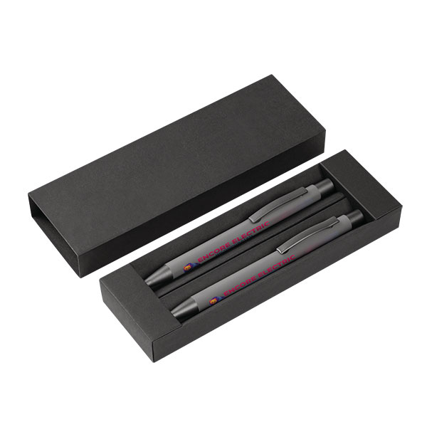 P115 Ergo Soft Feel Ballpen and Mechanical Pencil Set - Full Colour