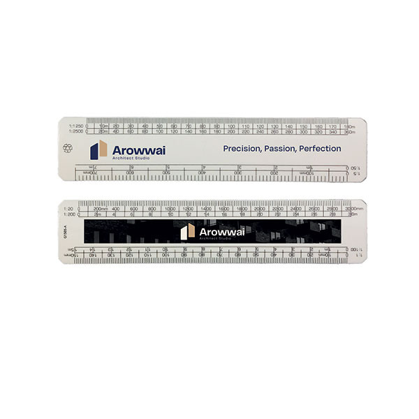 P137 30cm Recycled Architect's Scale Rule - 1 Colour