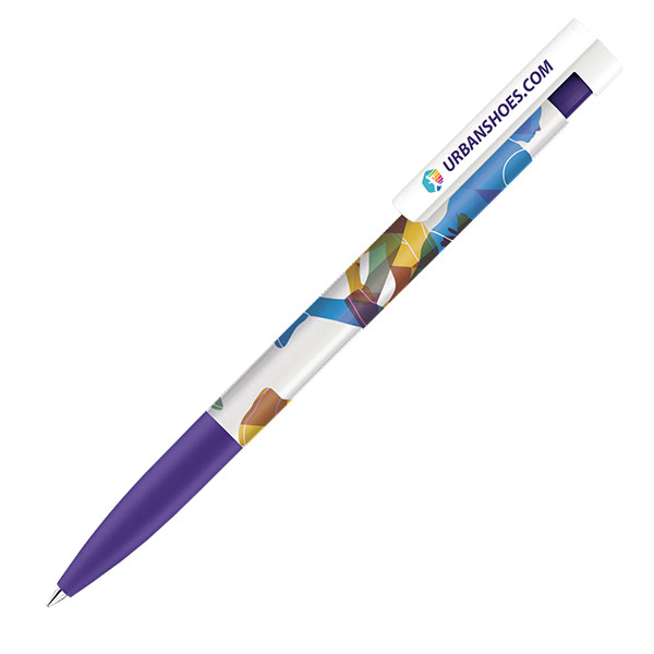 H042 senator Liberty Plastic Ballpen with Soft Grip and Xtreme Branding