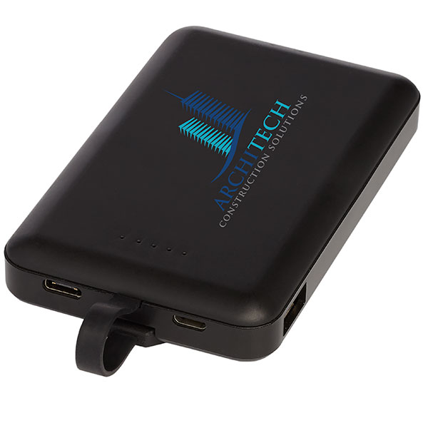 N023 Kano 5000mAh Wireless Powerbank with 3 in 1 Cable - Full Colour