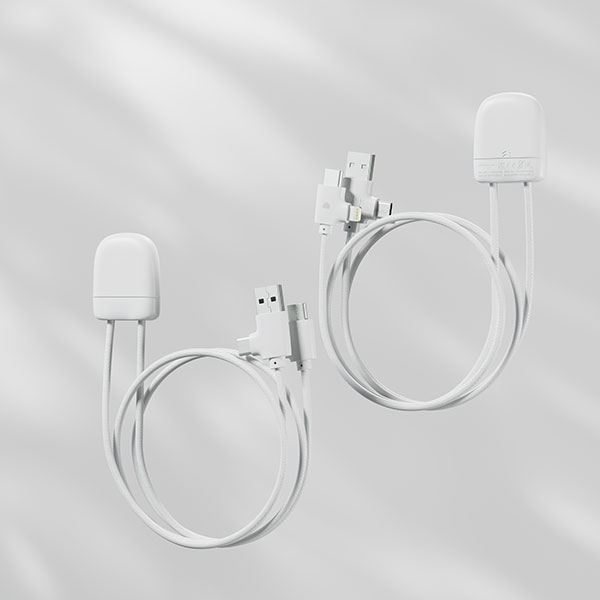 P014 Xoopar Ice-Tag Smart Tracker and 60W Charging Cable
