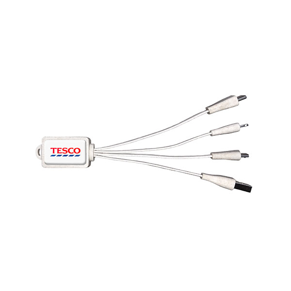 P021 Wheatstraw 4 in 1 Charging Cable