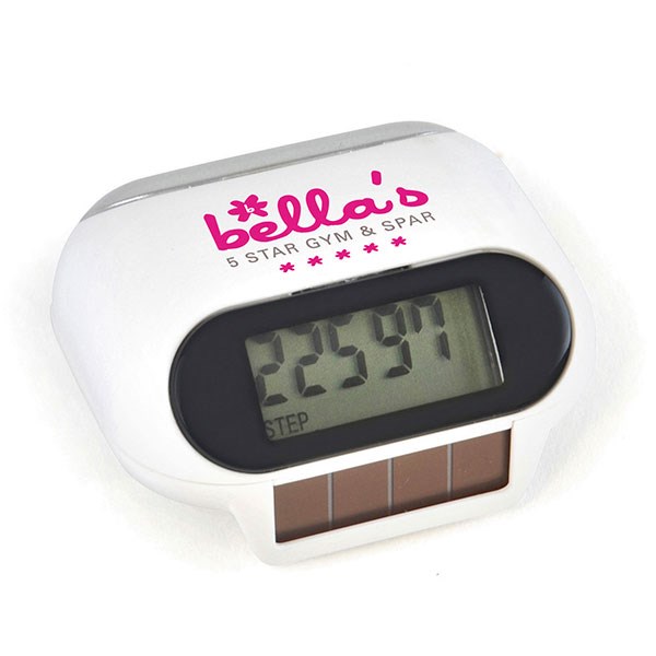 L090 Solar Powered Pedometer - Full Colour