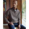 P159 Kustom Kit 1/4 Zip Pique Sweatshirt