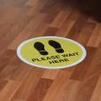 P076 Floor Sticker