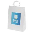 P074 Ashdown Medium White Paper Gift Bag - Full Colour
