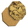 P093 Moso Bamboo Coaster - Engraving