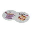 P093 Recycled Plastic Double Coaster