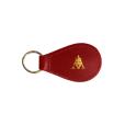N036 Recycled Leather Key Fob