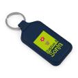 P037 Porto rPET Rectangular Key Ring - Full Colour