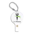 P036 Plastic Whistle Key Ring